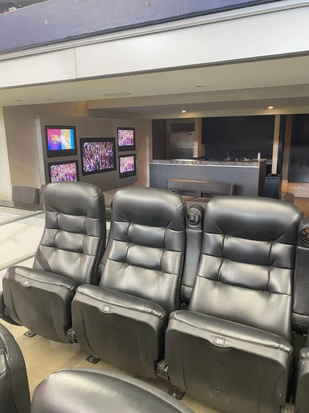 Luxury suite seating at AT&T Stadium